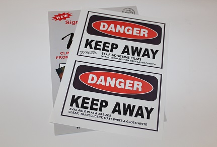 Meter A4 White Waterproof Labels